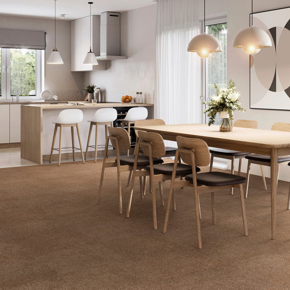 撥水カーペット UKU:ブラウン